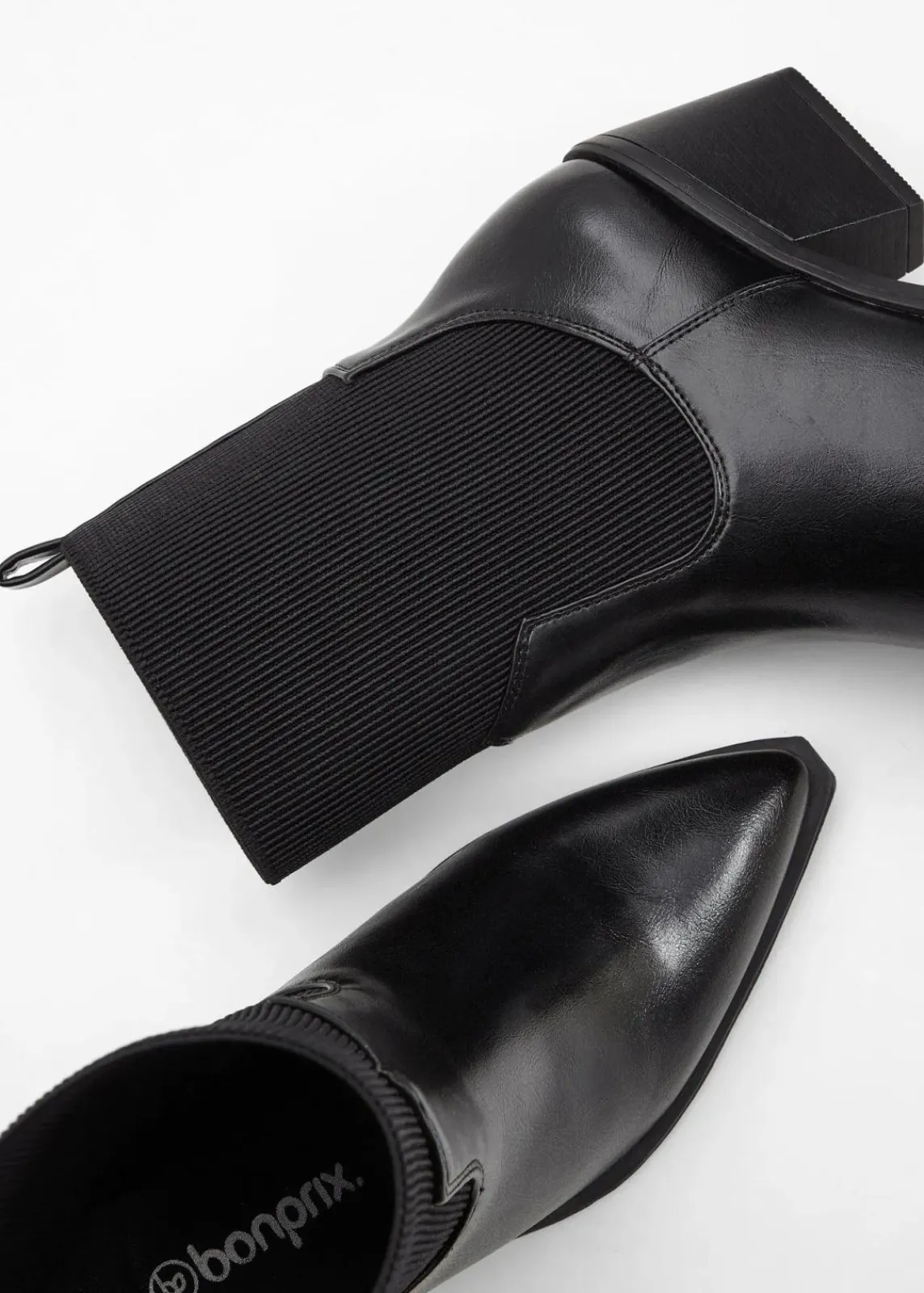 bonprix Stiefeletten|Schuhe & Accessoires In Spezialgrößen·Elastischer Schaft^Cowboy-Boots schwarz
