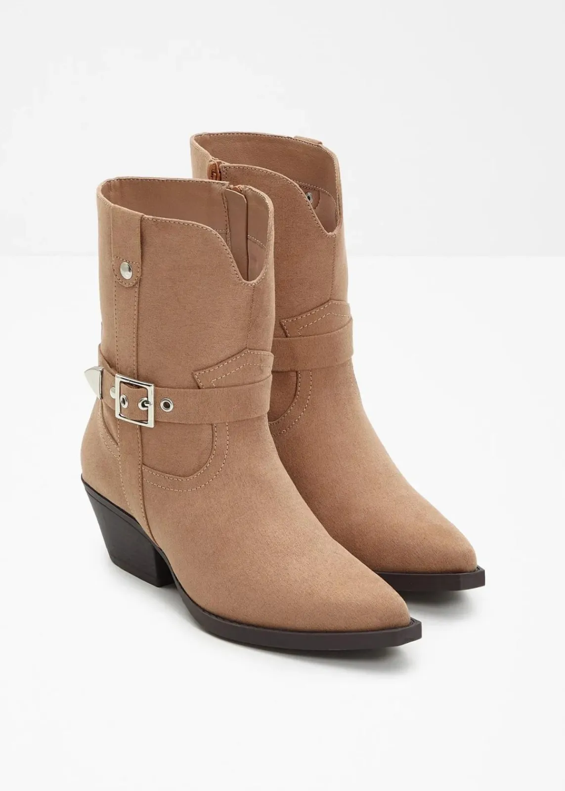bonprix Stiefeletten^Cowboy-Boots camel