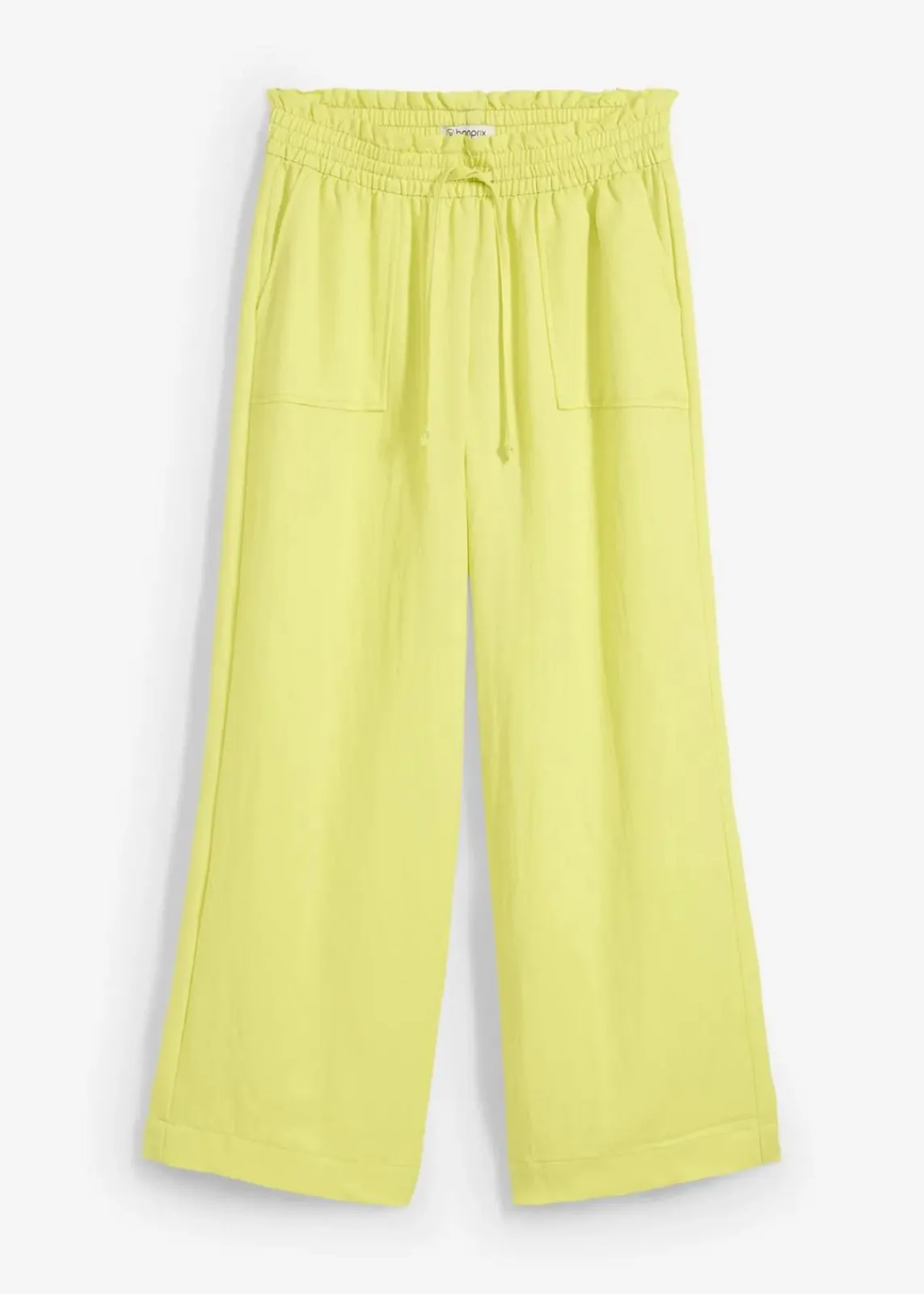 bonprix Hosen|Bekleidung·Kleider^Culotte aus fließendem Lyocell-Mix zitrusgelb