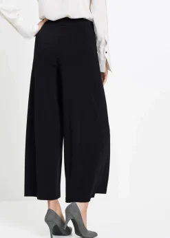 bonprix Bekleidung·Kleider|Hosen^Culotte aus Jersey schwarz