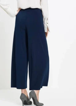 bonprix Nachhaltigere Materialien|Hosen^Culotte aus Jersey dunkelblau