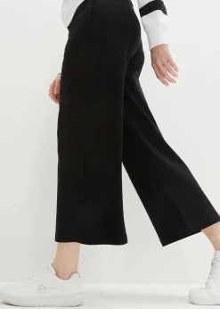 bonprix Bekleidung·Kleider|Hosen^Culotte aus reiner Bio-Baumwolle schwarz