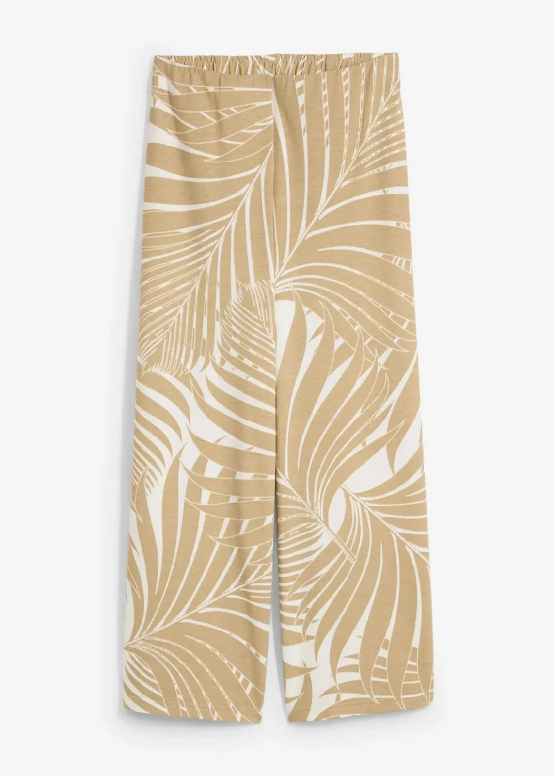 bonprix Bekleidung·Kleider|Hosen^Culotte aus softem Viskose-Mix wollweiß/new beige bedruckt