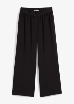 bonprix Hosen|Bekleidung·Kleider^Culotte aus softem Viskose-Mix schwarz