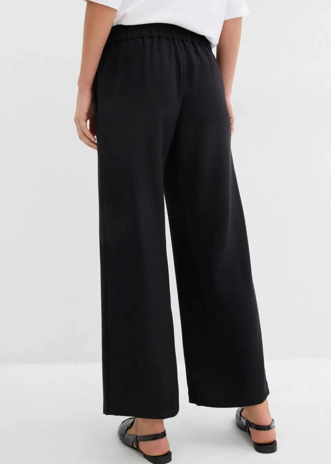 bonprix Hosen|Bekleidung·Kleider^Culotte aus softem Viskose-Mix schwarz