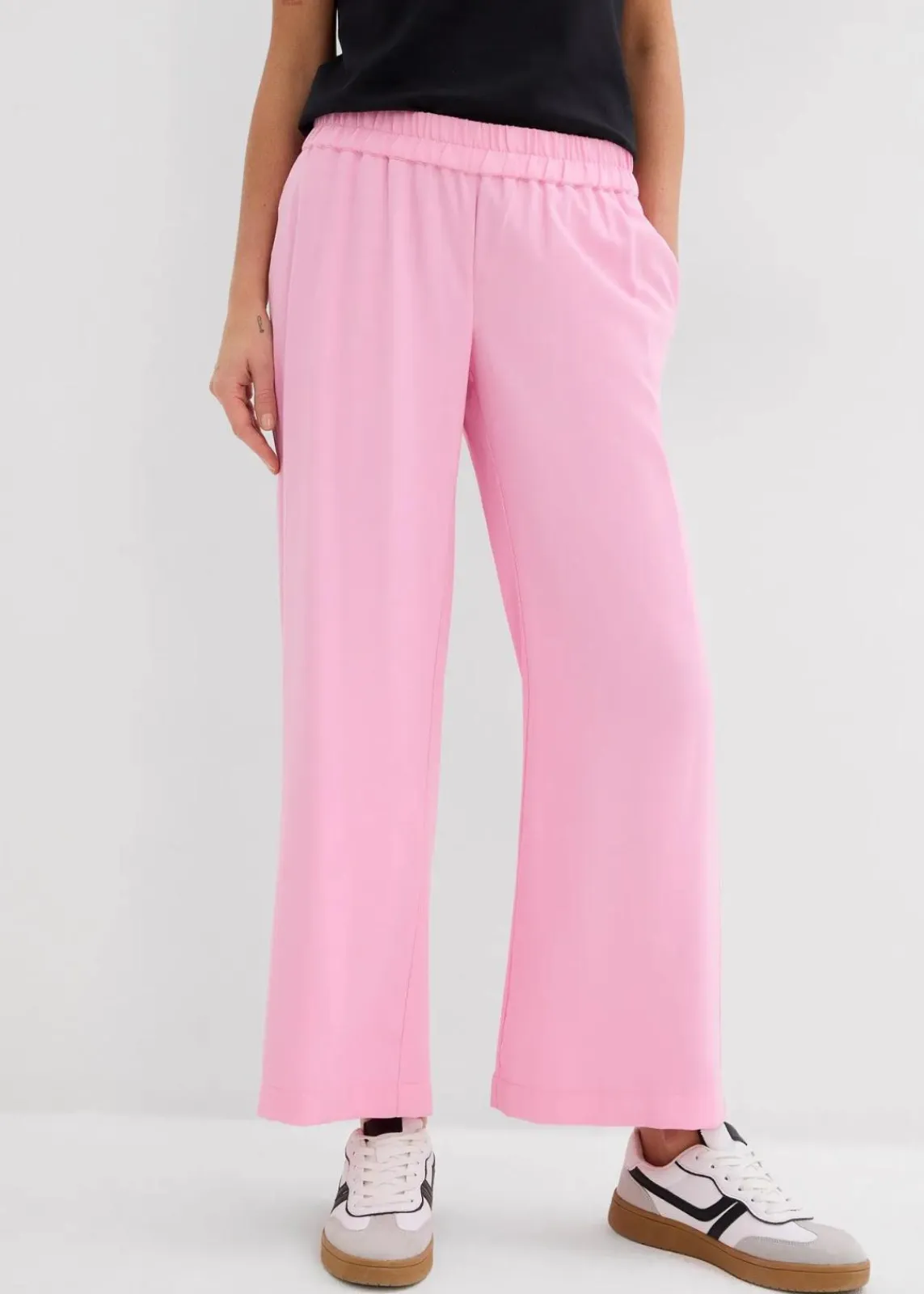 bonprix Bekleidung·Kleider|Hosen^Culotte aus softem Viskose-Mix rosa