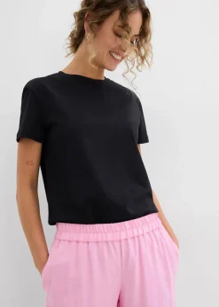 bonprix Bekleidung·Kleider|Hosen^Culotte aus softem Viskose-Mix rosa