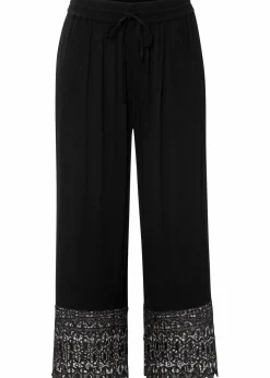 bonprix Bekleidung·Kleider|Hosen^Culotte aus Viskose schwarz