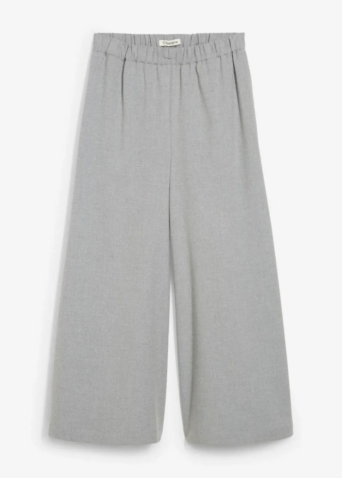 bonprix Bekleidung·Kleider|Hosen^Culotte in Wolloptik schattengrau meliert