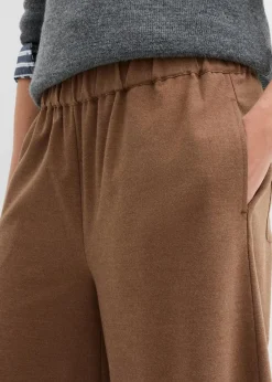 bonprix Hosen|Bekleidung·Kleider^Culotte in Wolloptik pimentbraun meliert