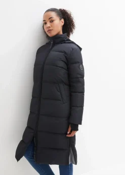 bonprix Jacken & Mäntel|Nachhaltigere Materialien^Daunenmantel mit recycelter Daune und isolierender Wärmetechnologie schwarz