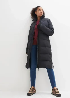 bonprix Jacken & Mäntel|Nachhaltigere Materialien^Daunenmantel mit recycelter Daune und isolierender Wärmetechnologie schwarz