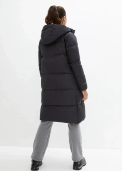 bonprix Jacken & Mäntel|Nachhaltigere Materialien^Daunenmantel mit reflektierenden Details erdoliv