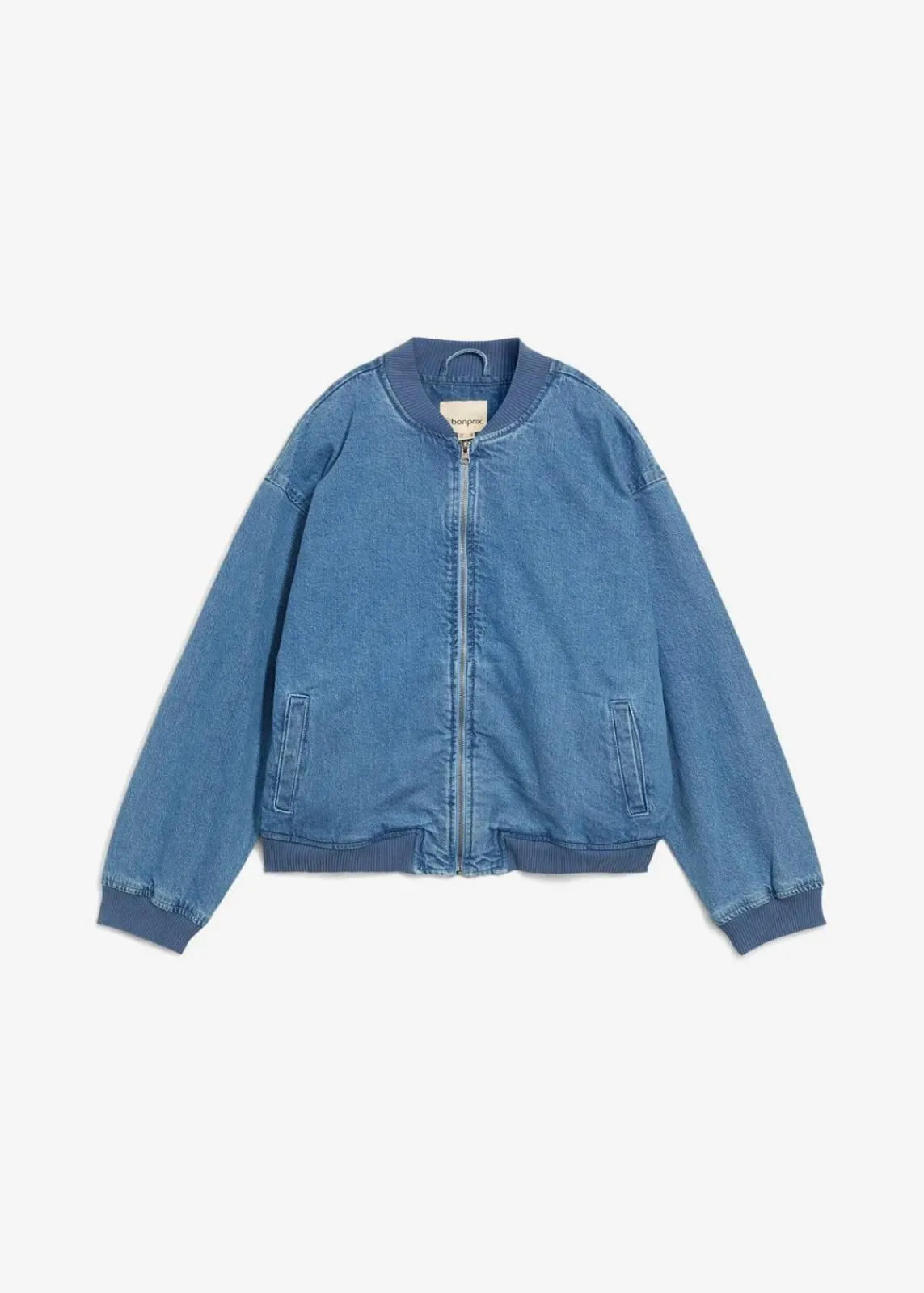 bonprix Bekleidung·Hosen|Jacken & Mäntel^Denim Blouson hellblau denim used