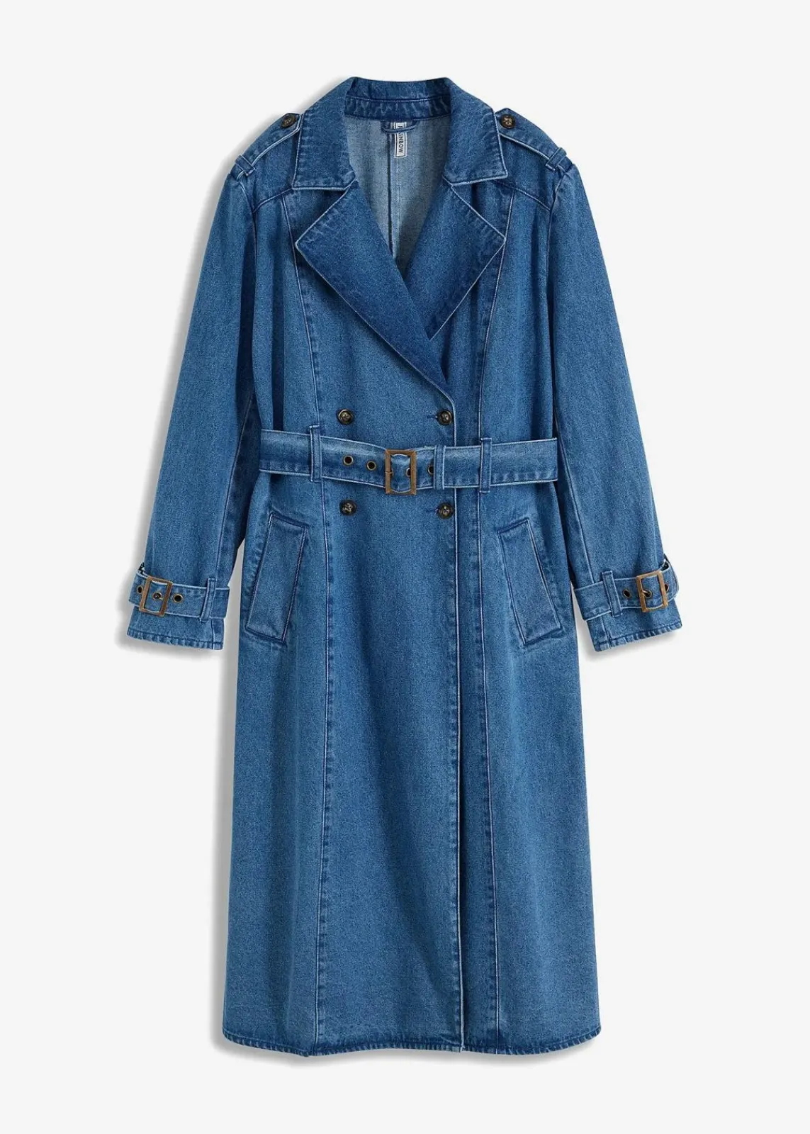 bonprix Bekleidung·Hosen|Jacken & Mäntel^Denim Trenchcoat mittelblau denim