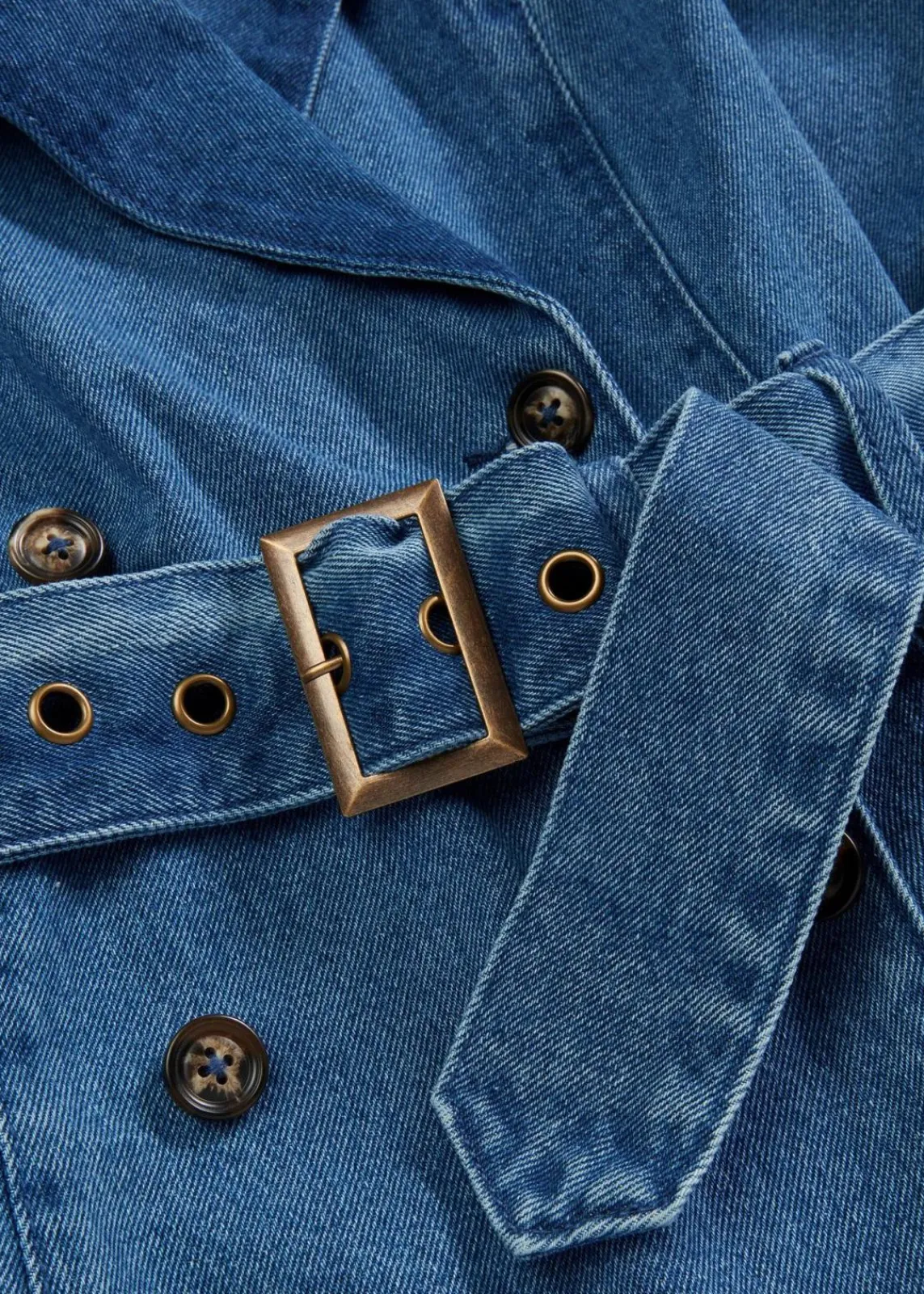 bonprix Bekleidung·Hosen|Jacken & Mäntel^Denim Trenchcoat mittelblau denim