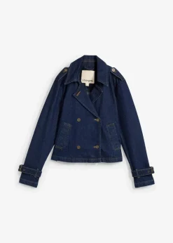 bonprix Jacken & Mäntel^Denim Trenchjacke nachtblau denim