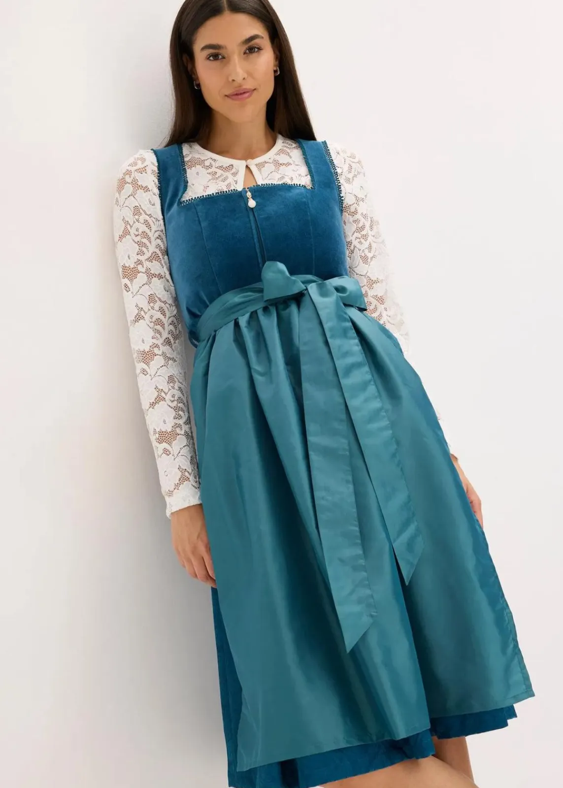 bonprix Blusen & Tuniken^Dirndlbluse weiß