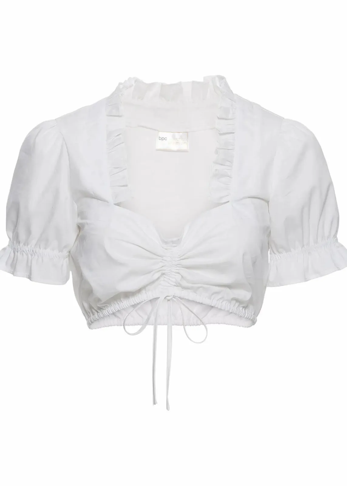 bonprix Bekleidung·Jacken & Mäntel|Blusen & Tuniken^Dirndlbluse wollweiß