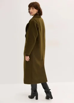bonprix Bekleidung·Hosen|Jacken & Mäntel^Einreihiger Oversize-Mantel erdoliv