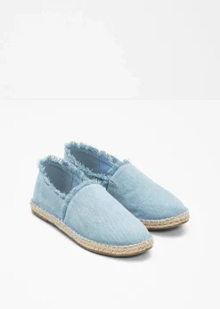 bonprix Slipper & Halbschuhe|Sommerschuhe^Espadrilles blau denim