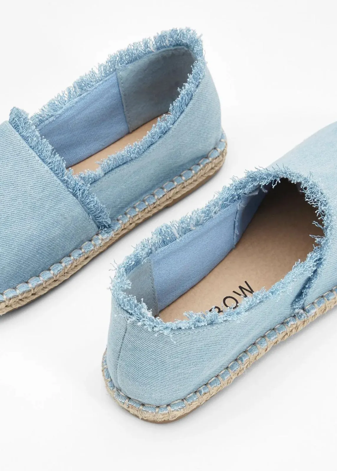 bonprix Slipper & Halbschuhe|Sommerschuhe^Espadrilles blau denim