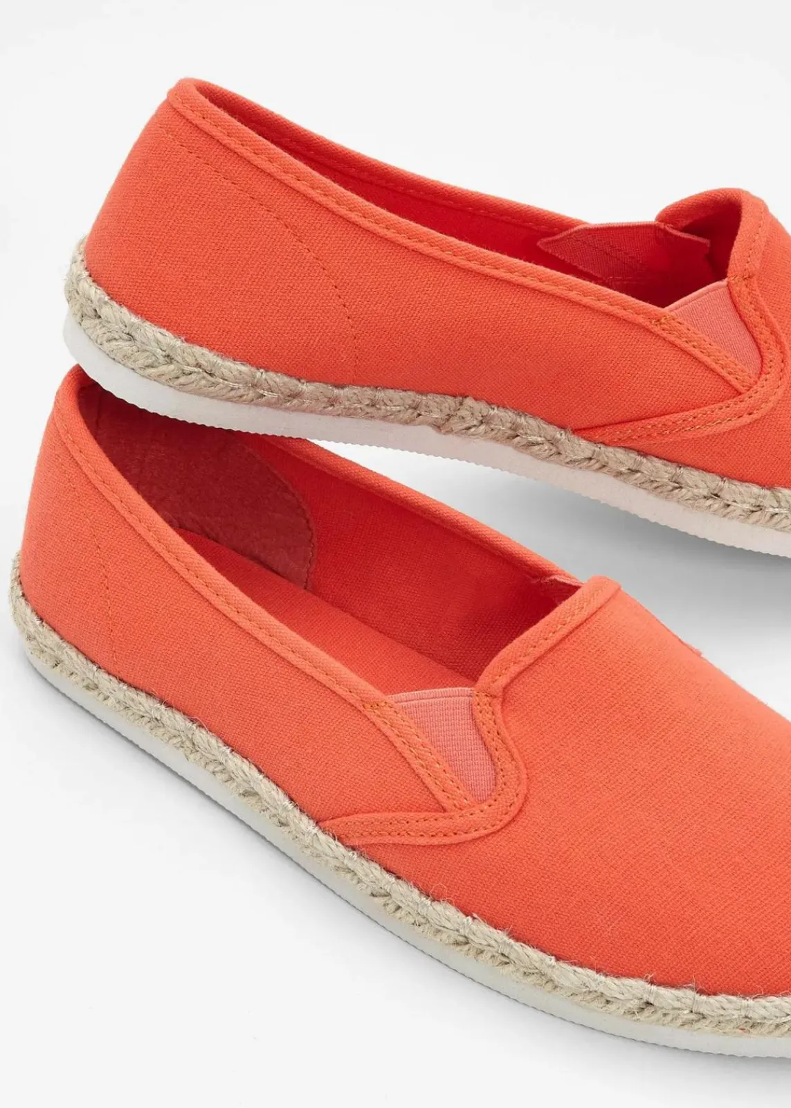 bonprix Schuhe & Accessoires In Spezialgrößen·Schuhe In Übergröße|Schuhe & Accessoires In Spezialgrößen·Elastischer Schaft^Espadrilles in Bast-Optik mango