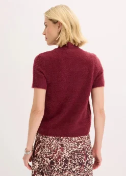 bonprix Bekleidung·Umstandsmode|Bekleidung·Jeans^Federgarn Pullover ahornrot
