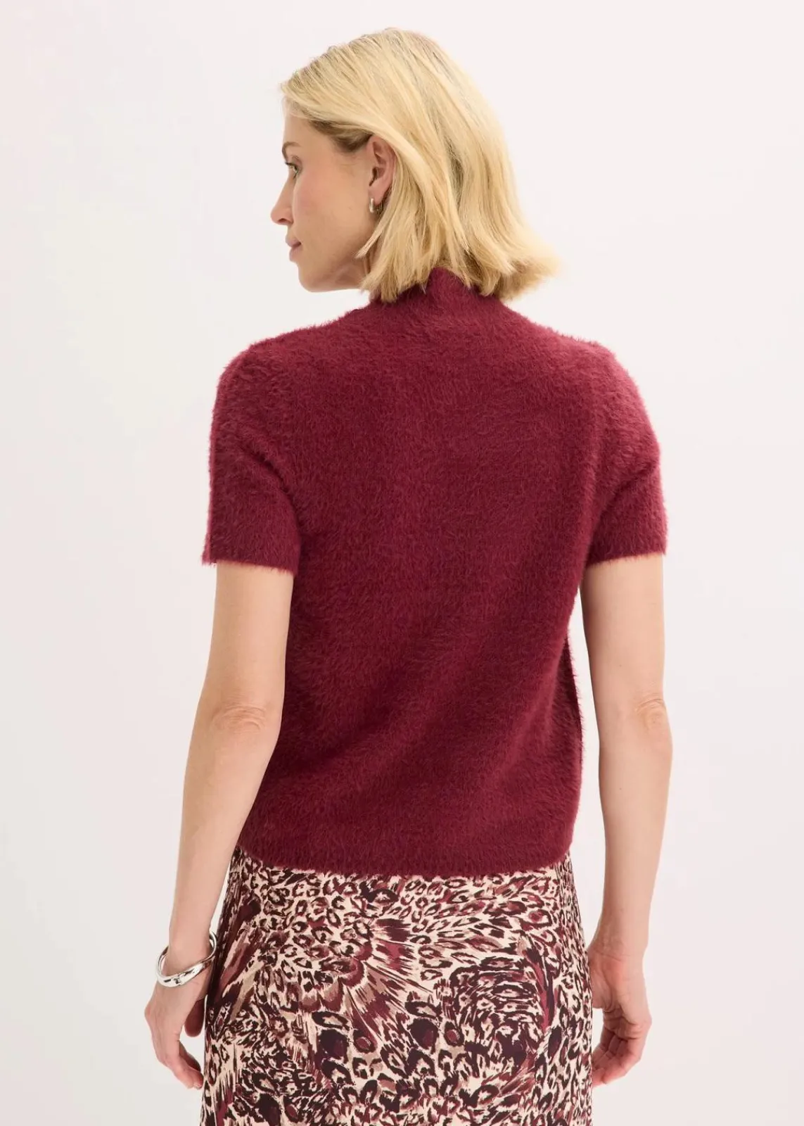 bonprix Bekleidung·Umstandsmode|Bekleidung·Jeans^Federgarn Pullover ahornrot