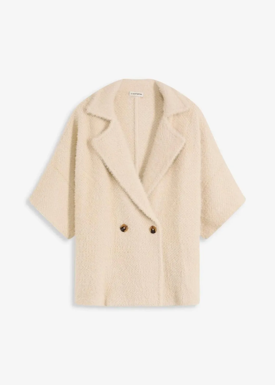 bonprix Bekleidung·Umstandsmode|Strickmode^Federgarn Strickjacke kieselbeige