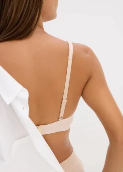 bonprix Basics|Bhs^Feel Comfort Bralette aus softem Modal (2er Pack) schwarz + kreidebeige