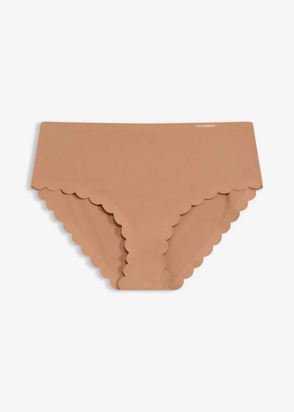 bonprix Wäsche·Höschen|Seamless^Feel Comfort Lasercut Slip (2er Pack) schokosorbet
