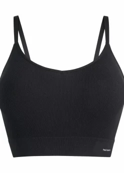 bonprix Nachhaltigere Materialien|Seamless^Feel Comfort Seamless Bustier gerippt schwarz