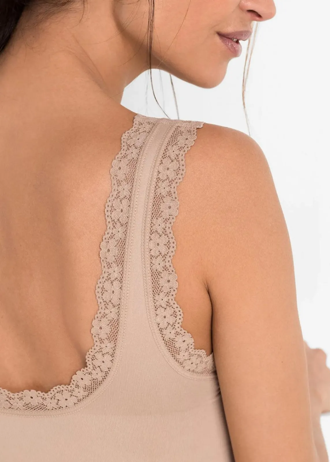 bonprix Bhs|Basics^Feel Comfort Seamless Bustier (2er Pack) 2x mattbeige