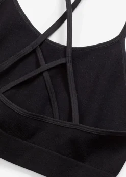 bonprix Wäsche·Basics|Wäsche·Bhs^Feel Comfort Seamless  Racerback Bustier schwarz