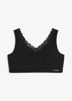 bonprix Wäsche·Bhs|Bhs^Feel Comfort Seamless Bralette schwarz