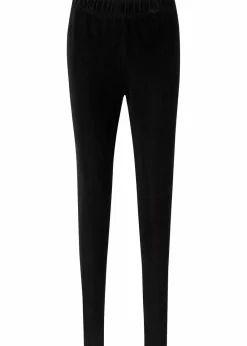 bonprix Bekleidung·Kleider|Hosen^Feincord-Leggings mit breitem Komfortbund schwarz