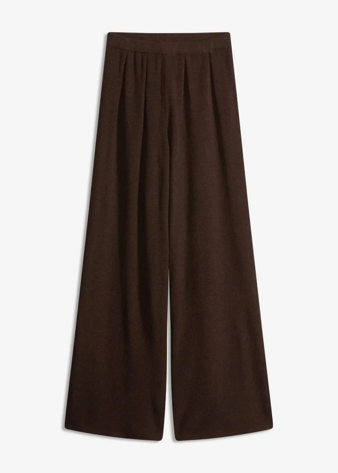 bonprix Hosen|Zweiteiler & Sets^Feinstrickhose dunkelbraun meliert