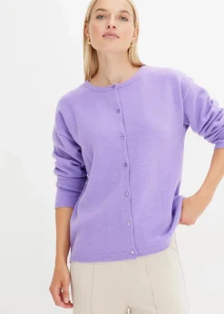 bonprix Strickmode|Pullover & Strickjacken^Feinstrickjacke softlila