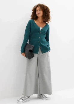 bonprix Bekleidung·Röcke|Bekleidung·Jeans^Feinstrickjacke pfeffergrün