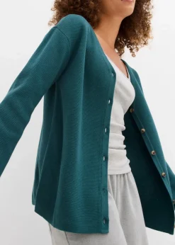 bonprix Bekleidung·Röcke|Bekleidung·Jeans^Feinstrickjacke pfeffergrün