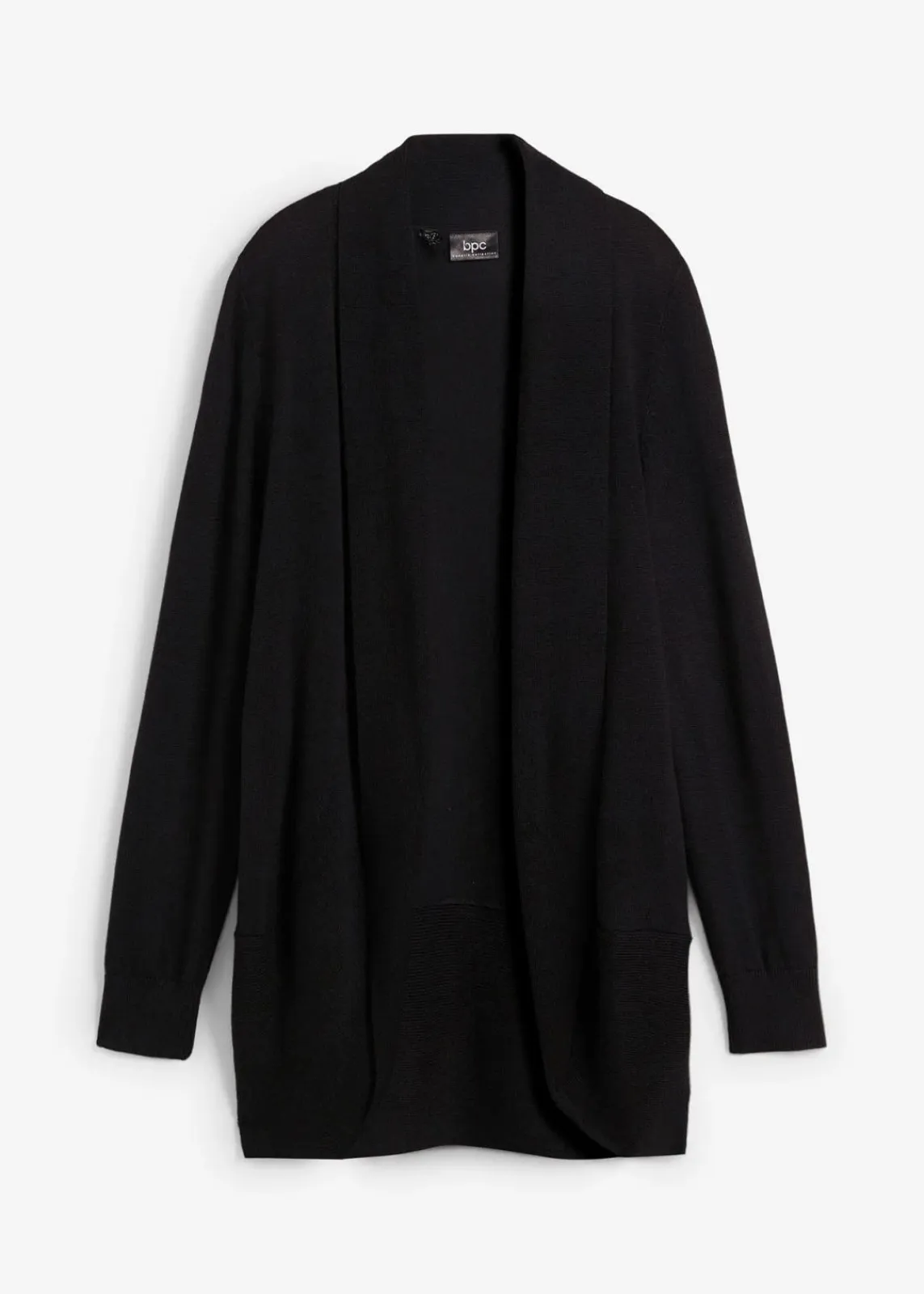 bonprix Strickmode|Pullover & Strickjacken^Feinstrickjacke schwarz