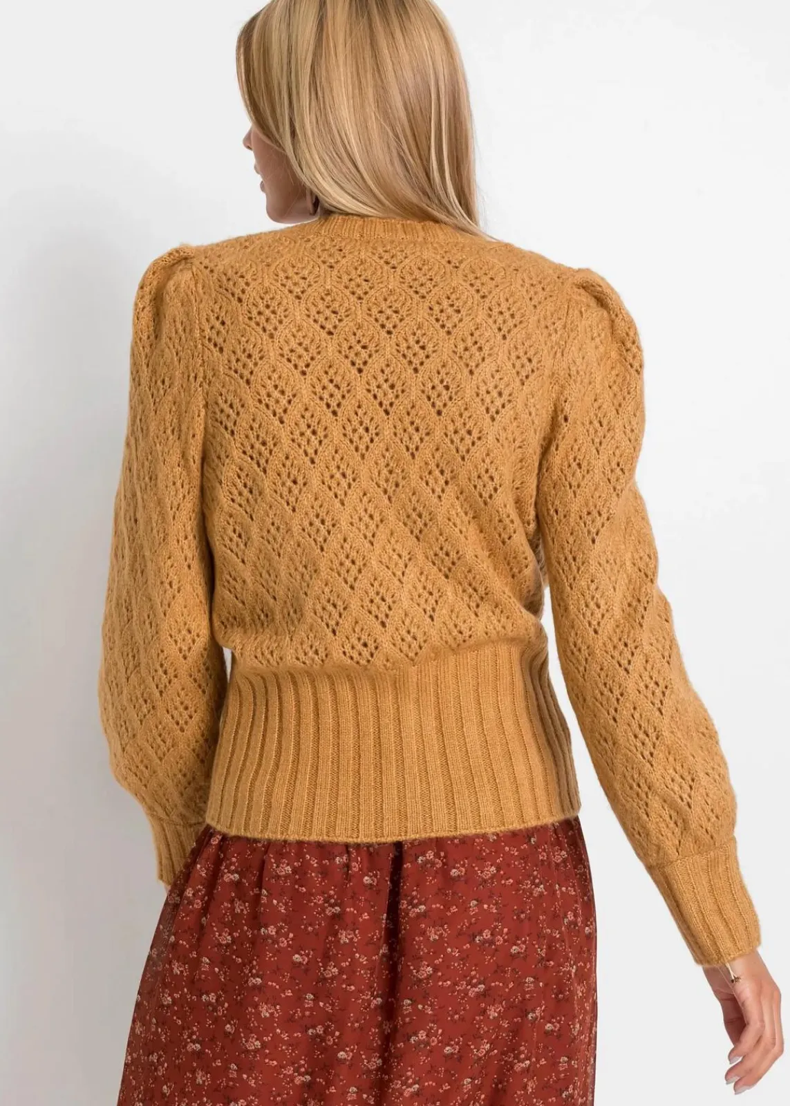 bonprix Pullover & Strickjacken|Strickmode^Feinstrickjacke camel