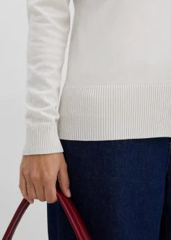 bonprix Bekleidung·Röcke|Bekleidung·Jeans^Feinstrickjacke mit Knopfleiste silber