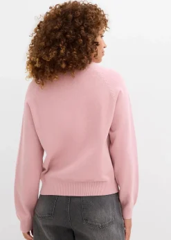 bonprix Pullover & Strickjacken|Basics^Feinstrickpullover aschrosa