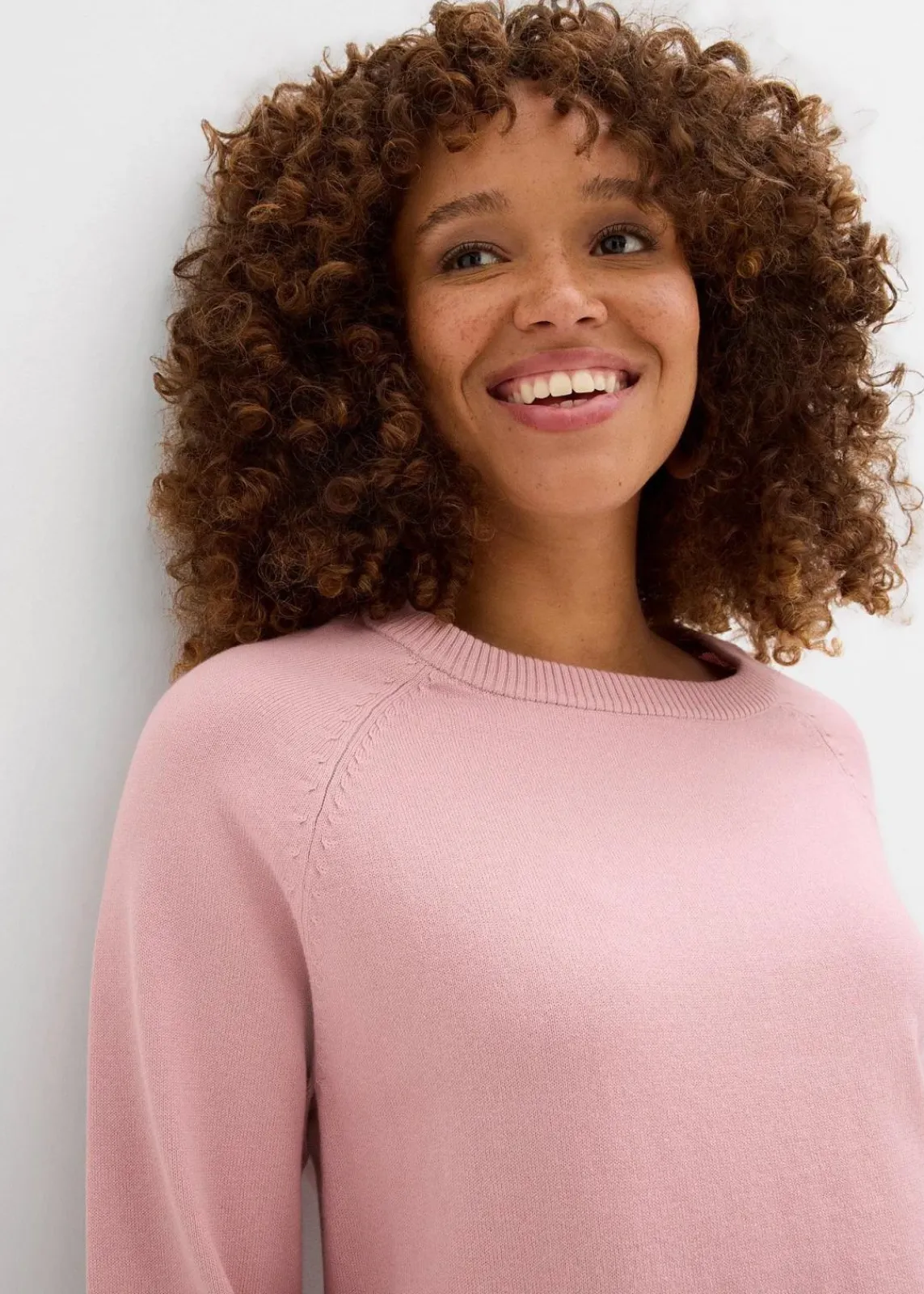 bonprix Pullover & Strickjacken|Basics^Feinstrickpullover aschrosa