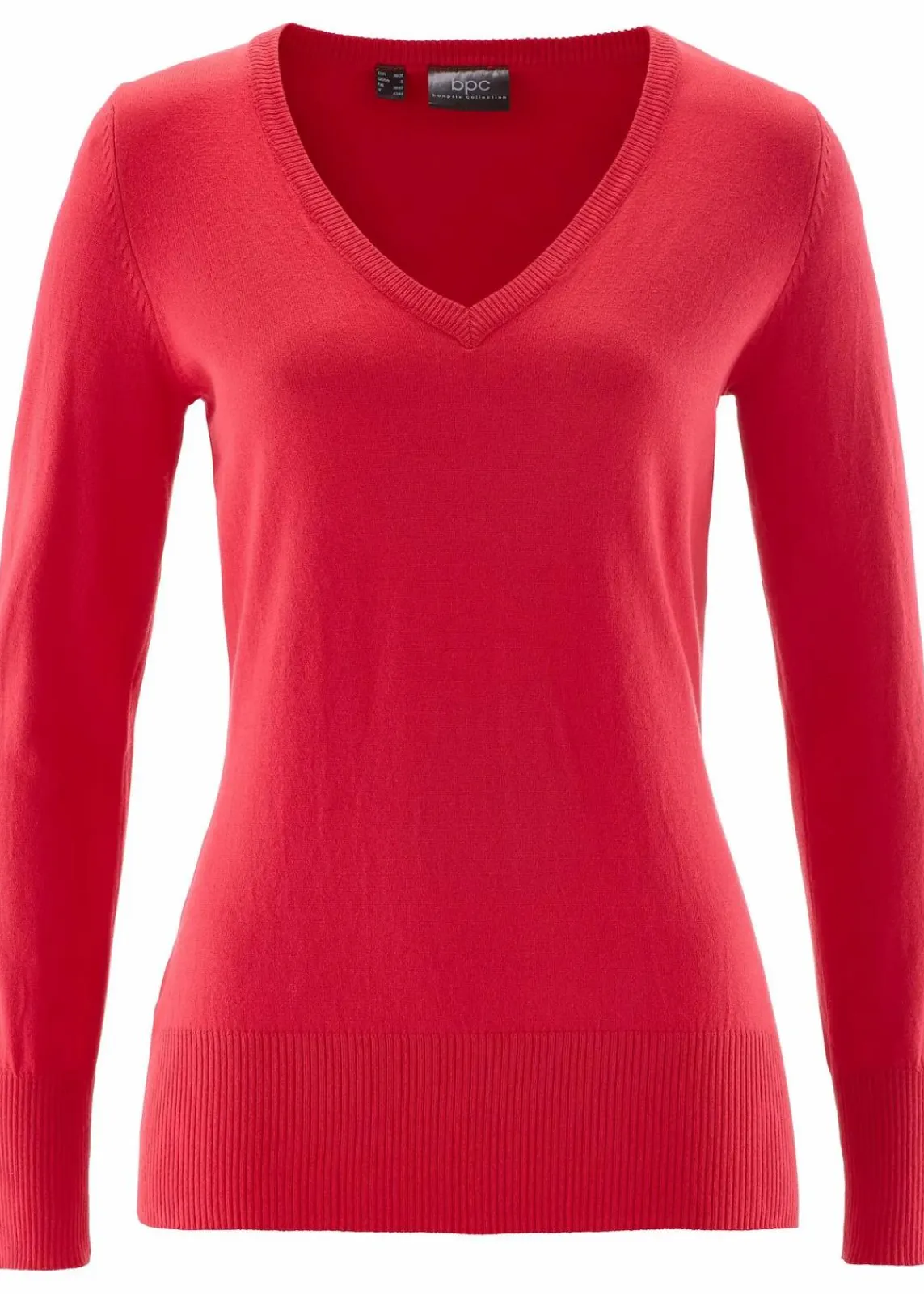 bonprix Strickmode|Pullover & Strickjacken^Feinstrickpullover rot