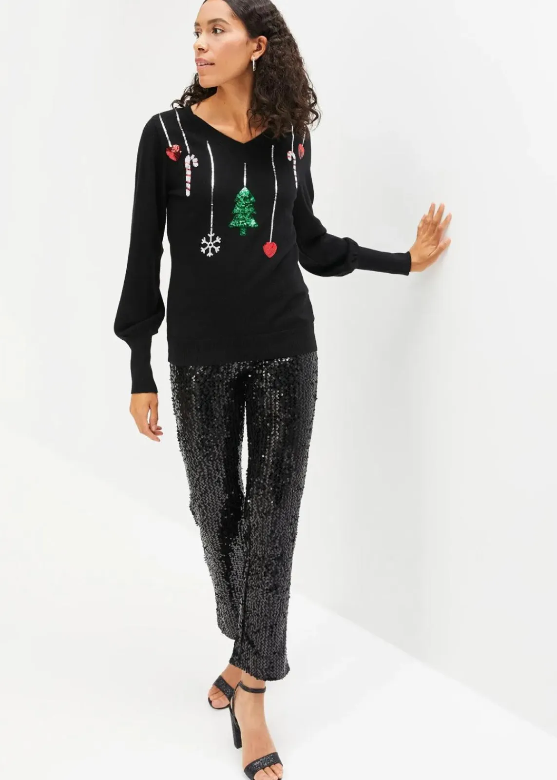 bonprix Bekleidung·Umstandsmode|Strickmode^Feinstrickpullover schwarz