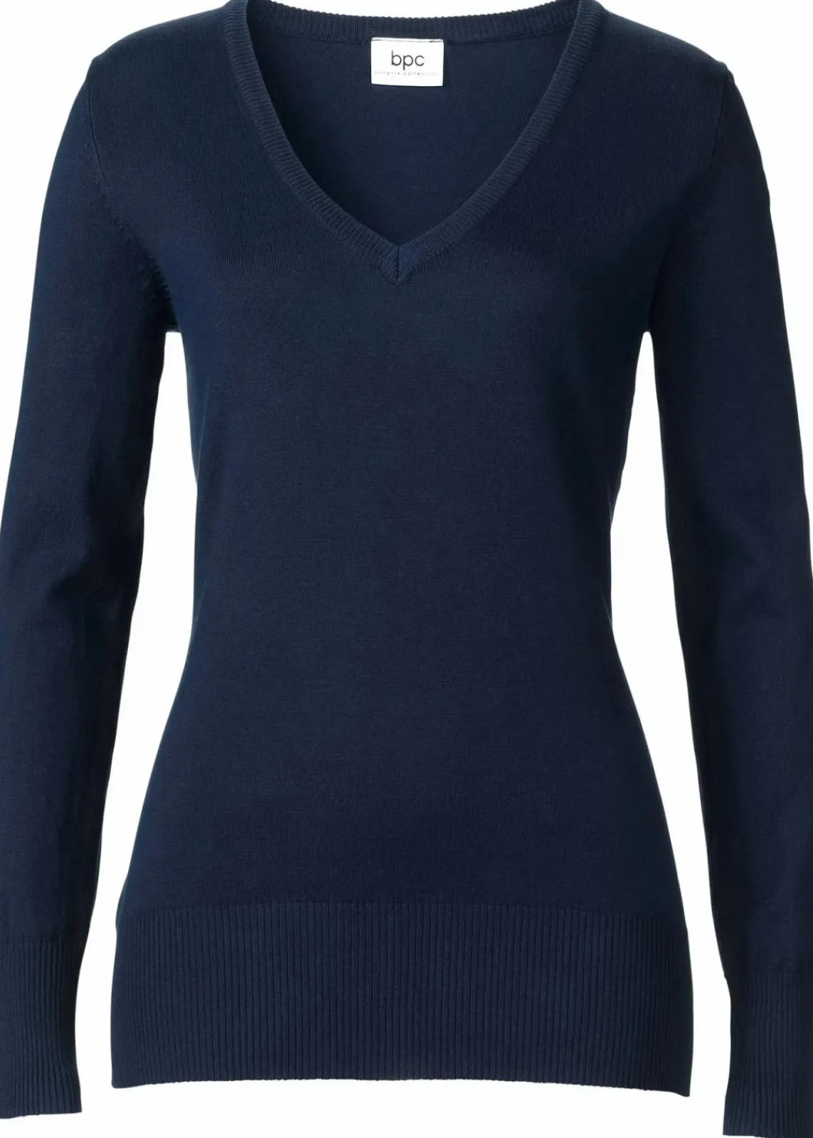 bonprix Strickmode|Pullover & Strickjacken^Feinstrickpullover dunkelblau