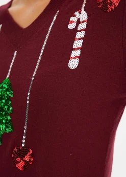 bonprix Bekleidung·Umstandsmode|Strickmode^Feinstrickpullover ahornrot